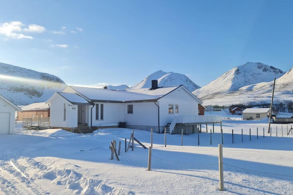 Arctic Lodge Tromvik With Jacuzzi Tromso Ngoại thất bức ảnh